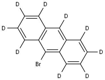 9-Bromoanthracene-d9 구조식 이미지