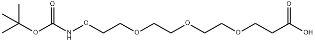 Boc-Aminooxy-PEG3-acid Structure