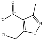 5-(chloromethyl)-3-methyl-4-nitro-1,2-oxazole 구조식 이미지