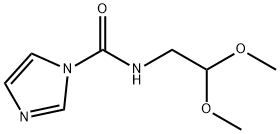 1H-Imidazole-1-carboxamide, N-(2,2-dimethoxyethyl)- Structure