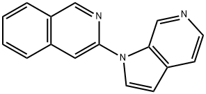 3-(1H-PYRROLO[2,3-C]PYRIDIN-1-Y L)ISOQUINOLINE Structure