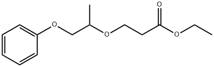 Propanoic acid, 3-(1-methyl-2-phenoxyethoxy)-, ethyl ester Structure