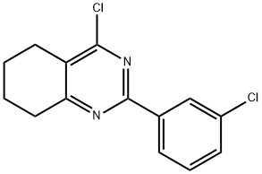 Quinazoline, 4-chloro-2-(3-chlorophenyl)-5,6,7,8-tetrahydro- 구조식 이미지