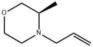 Morpholine, 3-methyl-4-(2-propen-1-yl)-, (3R)- 구조식 이미지