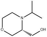 3-Morpholinemethanol, 4-(1-methylethyl)-, (3R)- 구조식 이미지