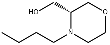 3-Morpholinemethanol,4-butyl-,(3R)- 구조식 이미지