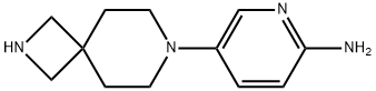 2-Pyridinamine, 5-(2,7-diazaspiro[3.5]non-7-yl)- Structure