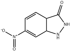 6-Nitro-1,2,3a,7a-tetrahydroindazol-3-one 구조식 이미지