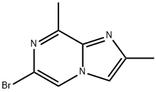6-bromo-2,8-dimethylimidazo[1,2-a]pyrazine Structure