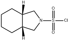rac-(3aR,7aS)-octahydro-1H-isoindole-2-sulfonyl chloride, cis 구조식 이미지