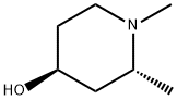 trans-1,2-Dimethyl-piperidin-4-ol Structure