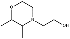 4-Morpholineethanol, 2,3-dimethyl- 구조식 이미지