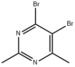 4,5-Dibromo-2,6-dimethyl-pyrimidine 구조식 이미지