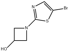 1-(5-bromothiazol-2-yl)azetidin-3-ol Structure
