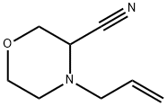 3-Morpholinecarbonitrile, 4-(2-propen-1-yl)- Structure