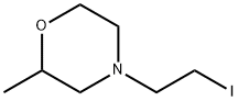 Morpholine, 4-(2-iodoethyl)-2-methyl- 구조식 이미지