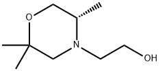 4-Morpholineethanol, 2,2,5-trimethyl-, (5S)- Structure