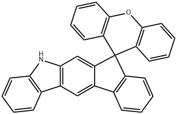 Spiro[indeno[2,1-b]carbazole-7(5H),9'-[9H]xanthene] 구조식 이미지