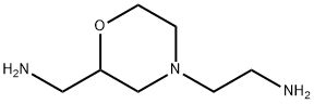 4-Morpholineethanamine,2-(aminomethyl)- 구조식 이미지