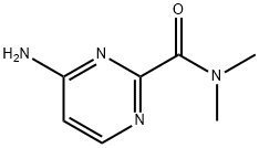 2-Pyrimidinecarboxamide, 4-amino-N,N-dimethyl- 구조식 이미지