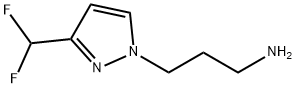 3-[3-(difluoromethyl)-1H-pyrazol-1-yl]propan-1-amine Structure