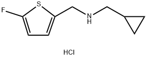 1-cyclopropyl-N-[(5-fluoro-2-thienyl)methyl]methanamine Structure