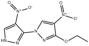 3-ethoxy-4,4'-dinitro-1'H-1,3'-bipyrazole Structure