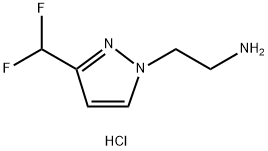 2-[3-(difluoromethyl)-1H-pyrazol-1-yl]ethanamine Structure