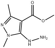 methyl 5-hydrazino-1,3-dimethyl-1H-pyrazole-4-carboxylate Structure