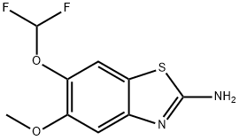 6-(difluoromethoxy)-5-methoxy-1,3-benzothiazol-2-amine Structure