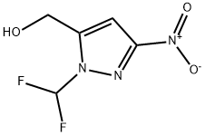 1-(difluoromethyl)-3-nitro-1H-pyrazol-5-yl]methanol Structure