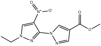 methyl 1'-ethyl-4'-nitro-1'H-1,3'-bipyrazole-4-carboxylate Structure