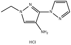 1'-ethyl-1'H-1,3'-bipyrazol-4'-amine Structure