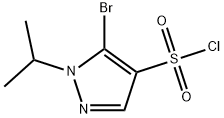 5-bromo-1-isopropyl-1H-pyrazole-4-sulfonyl chloride Structure