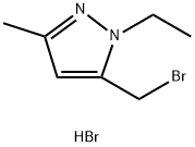 5-(bromomethyl)-1-ethyl-3-methyl-1H-pyrazole Structure