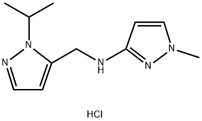 N-[(1-isopropyl-1H-pyrazol-5-yl)methyl]-1-methyl-1H-pyrazol-3-amine Structure