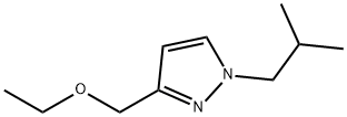 3-(ethoxymethyl)-1-isobutyl-1H-pyrazole Structure