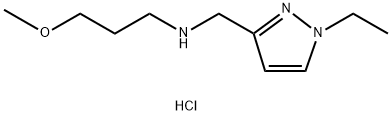 (1-ethyl-1H-pyrazol-3-yl)methyl](3-methoxypropyl)amine Structure