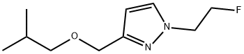 1-(2-fluoroethyl)-3-(isobutoxymethyl)-1H-pyrazole Structure