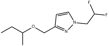 3-(sec-butoxymethyl)-1-(2,2-difluoroethyl)-1H-pyrazole Structure