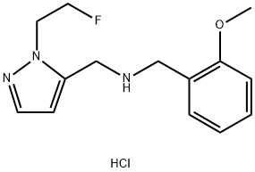 1-[1-(2-fluoroethyl)-1H-pyrazol-5-yl]-N-(2-methoxybenzyl)methanamine Structure