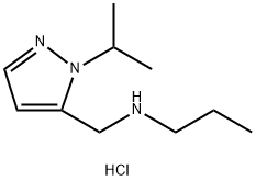 (1-isopropyl-1H-pyrazol-5-yl)methyl]propylamine Structure