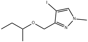 3-(sec-butoxymethyl)-4-iodo-1-methyl-1H-pyrazole Structure