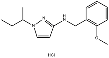 1-sec-butyl-N-(2-methoxybenzyl)-1H-pyrazol-3-amine Structure