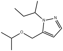 1-sec-butyl-5-(isopropoxymethyl)-1H-pyrazole Structure