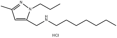 heptyl[(3-methyl-1-propyl-1H-pyrazol-5-yl)methyl]amine Structure
