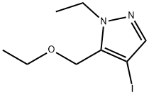 5-(ethoxymethyl)-1-ethyl-4-iodo-1H-pyrazole Structure