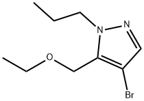 4-bromo-5-(ethoxymethyl)-1-propyl-1H-pyrazole Structure