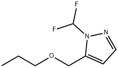 1-(difluoromethyl)-5-(propoxymethyl)-1H-pyrazole Structure