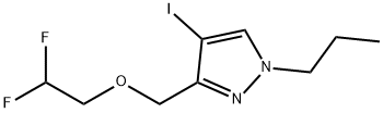 3-[(2,2-difluoroethoxy)methyl]-4-iodo-1-propyl-1H-pyrazole Structure